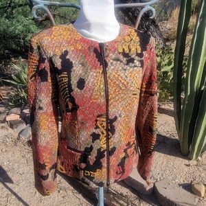 Joseph Ribkoff Vintage 90s Colorful Fall Jacket